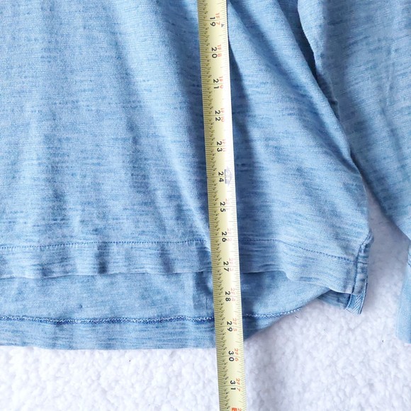 Todd Snyder Shirt Mens Medium Indigo Bleach Wash LS Rugby Shirt Sz XXL NWT - Picture 12 of 15